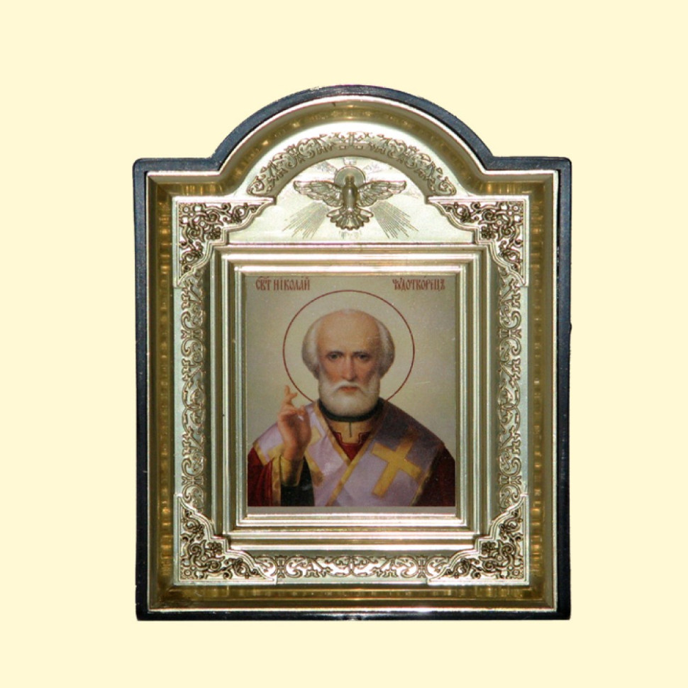 Икона настольная Николай Чудотворец, 9x11 см фото 1 — Интернет каталог PriceOK