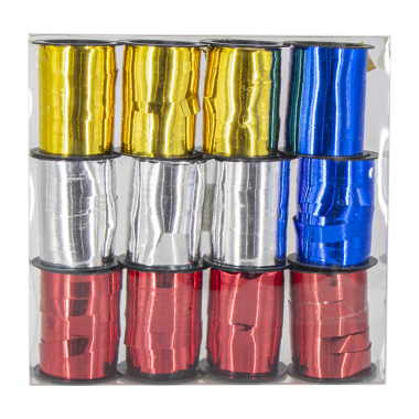 Ленты Набор для декора и подарков 12шт х 1 см х 10 м, разные цвета — Интернет каталог PriceOK