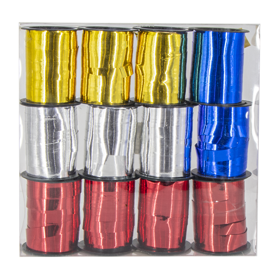 Ленты Набор для декора и подарков 12шт х 1 см х 10 м, разные цвета фото 1 — Интернет каталог PriceOK