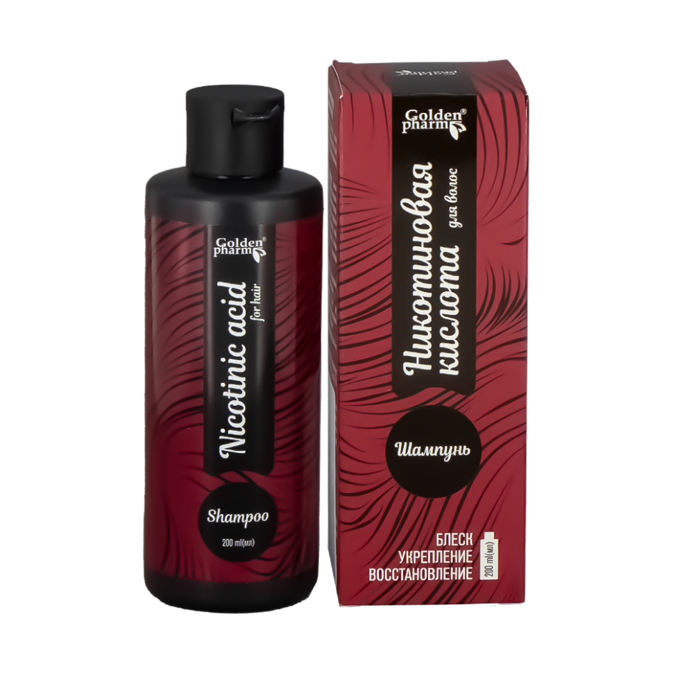 Шампунь для волос Никотиновая кислота, 200 мл фото 1 — Интернет каталог PriceOK