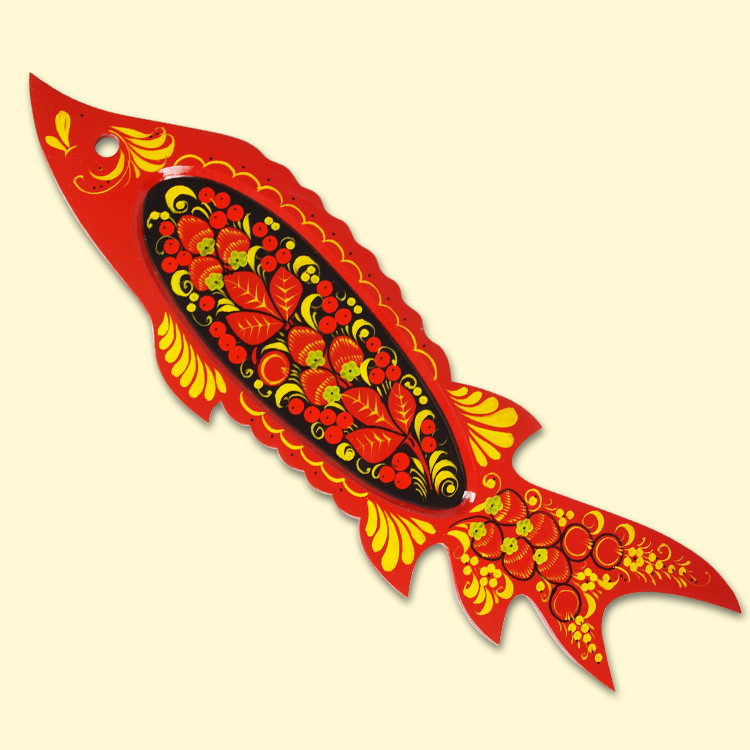 Селёдочница Хохлома, 55 x 16,5 см, различные дизайны фото 1 — Интернет каталог PriceOK