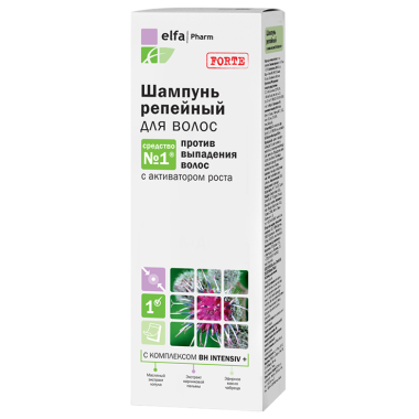 Шампунь репейный Эльфа фарм 200 мл, против выпадения волос,с активатором роста — Интернет каталог PriceOK