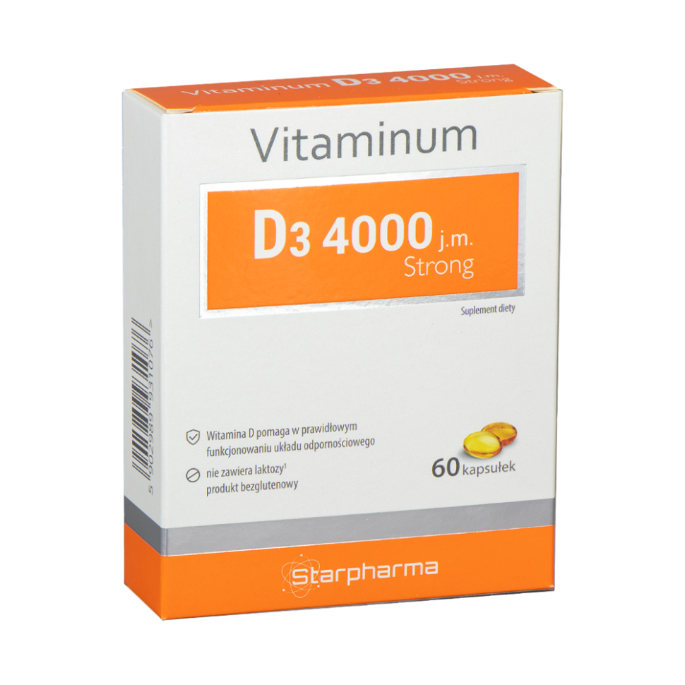 Витамин Д3, Starpharma, 60 капсул фото 1 — Интернет каталог PriceOK