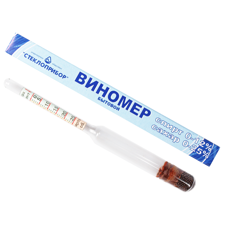 Виномер - спирт 0-12%, сахар 0-25%, бытовой фото 1 — Интернет каталог PriceOK