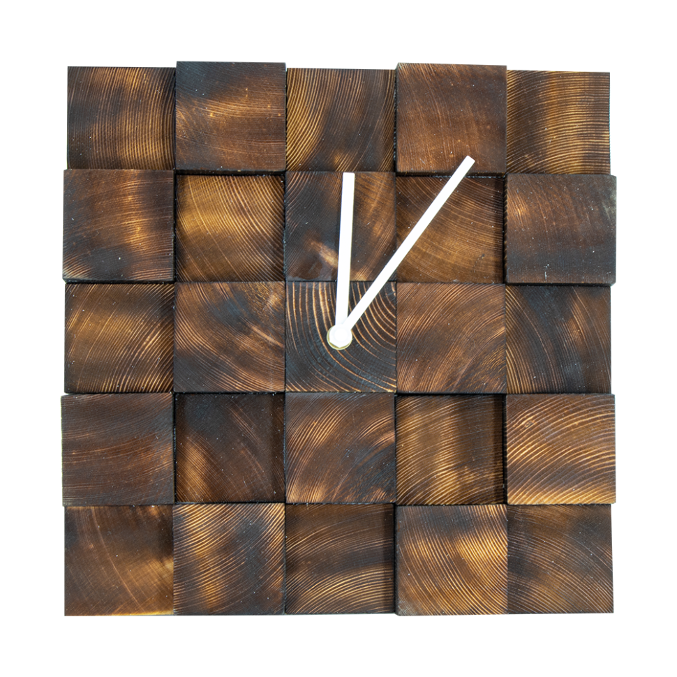 Деревянные настенные часы 31x31x4,5 см фото 1 — Интернет каталог PriceOK