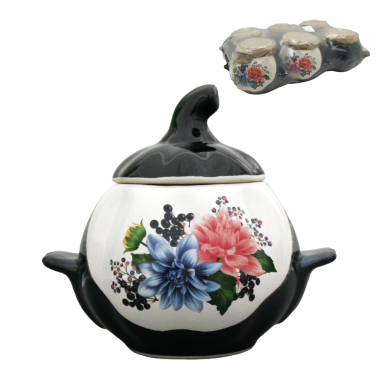 Горшок тыква белокоричневый с ручками 0,75 л для выпекания деколь смородина черная (набор из 6 шт) — Интернет каталог PriceOK