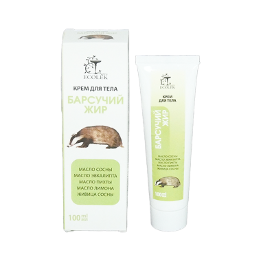 Крем для тела с барсучим жиром, обогащенный эфирными маслами Ecolek-Pro, 100 мл — Интернет каталог PriceOK