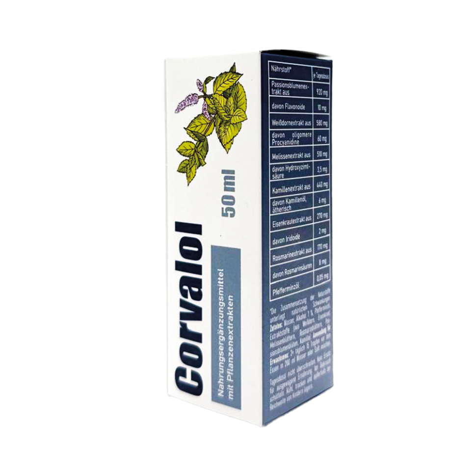 Корвалол, 50 мл, многоязычная упаковка: RU, EN, FR, NL, ES, IT фото 1 — Интернет каталог PriceOK