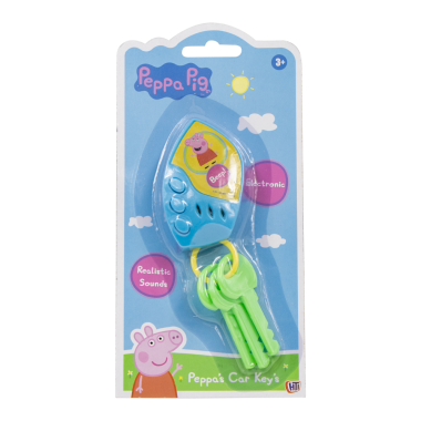 Автомобильный ключ со звуком Peppa Pig — Интернет каталог PriceOK