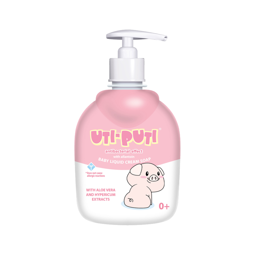 Детское жидкое мыло Ути-Пути с экстрактом алоэ вера и зверобоя, в полимерной бутылке, 300 г фото 1 — Интернет каталог PriceOK