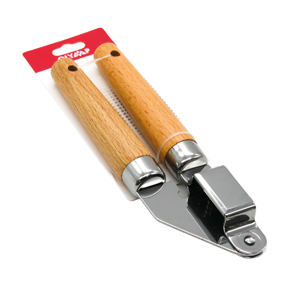 Пресс для чеснока 19 см, дерево, сталь фото 1 — Интернет каталог PriceOK