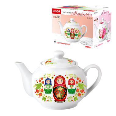 Чайник заварочный Матрешка 0,9 л — Интернет каталог PriceOK