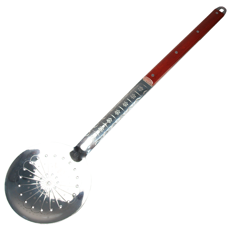 Шумовка 65 cм, с деревянной ручкой фото 1 — Интернет каталог PriceOK