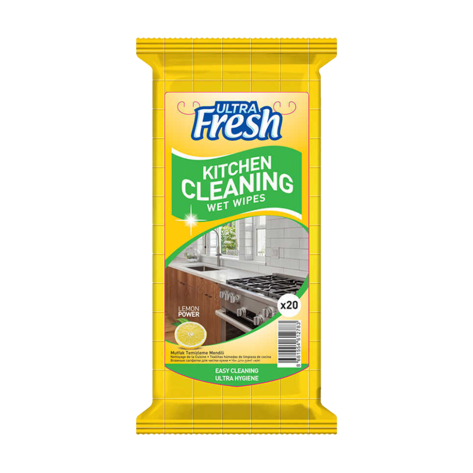 Салфетки для очистки кухонных поверхностей Ultra Fresh 20 листов фото 1 — Интернет каталог PriceOK