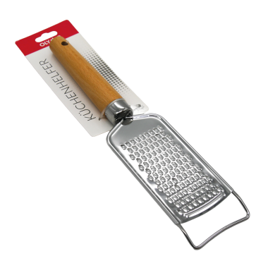 Ручная терка односторонняя с мелкими отверстиями 26 см, дерево, сталь — Интернет каталог PriceOK