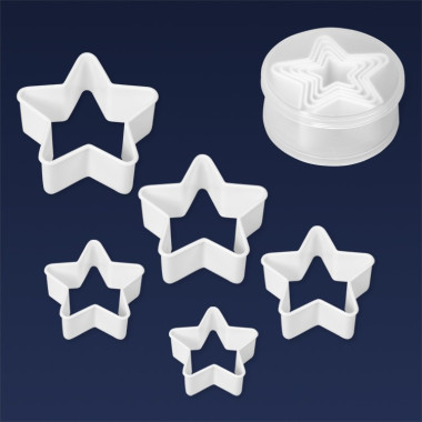 Набор формочек для печенья (5 шт.), из высококачественного пластика — Интернет каталог PriceOK