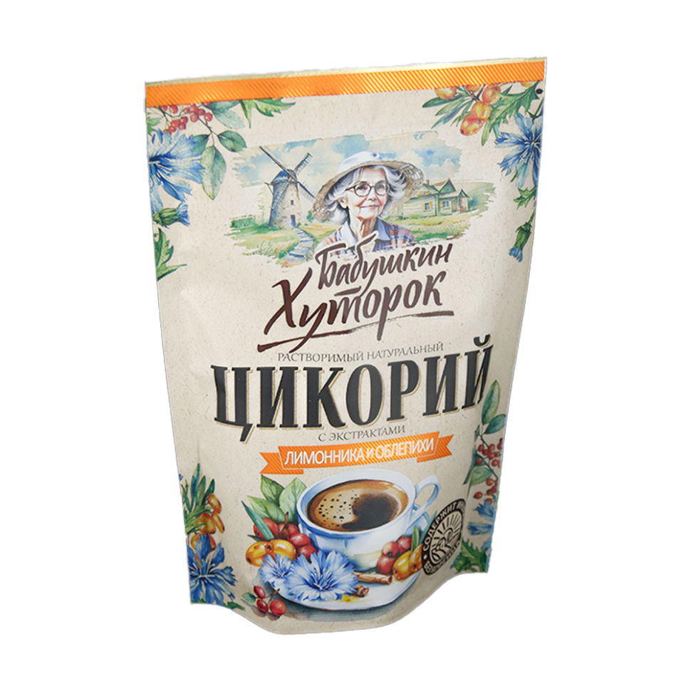 Цикорий порошок ОБЛЕПИХА + ЛИМОННИК БАБУШКИН ХУТОРОК Пакет с ЗИП застежкой, 100 г фото 1 — Интернет каталог PriceOK