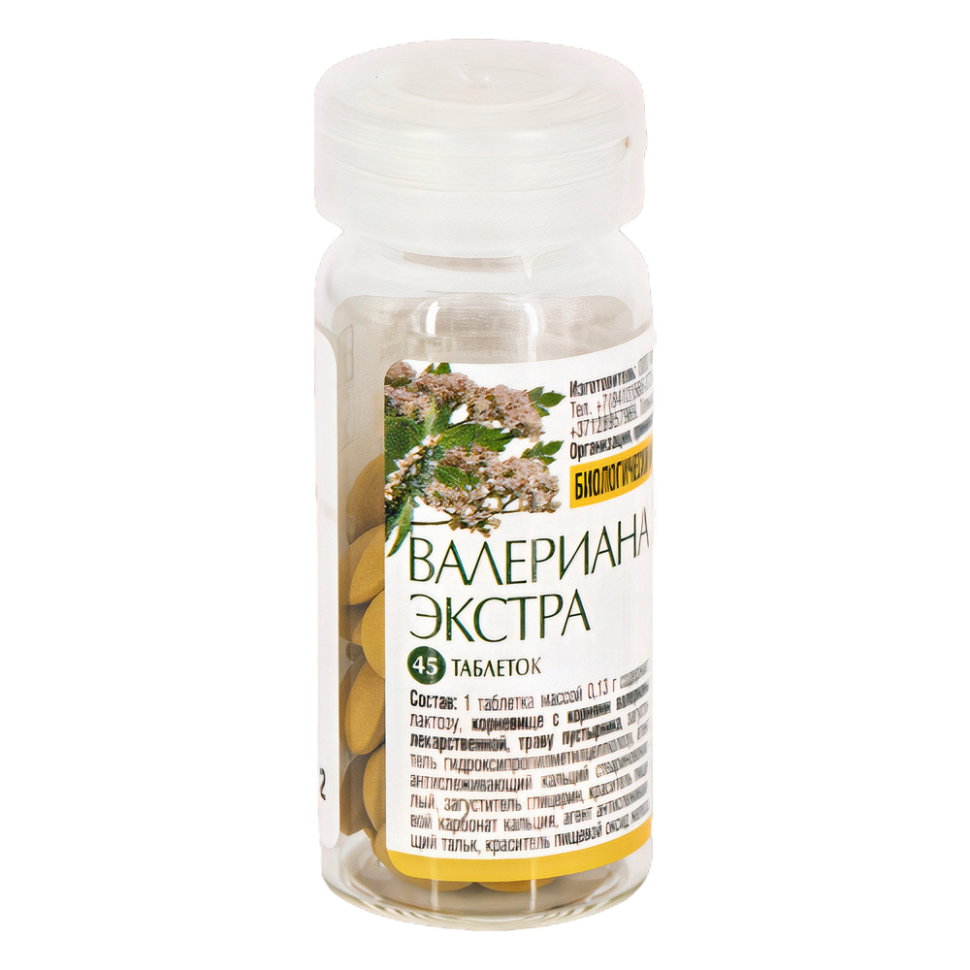 Валериана Экстра 45 таблеток фото 1 — Интернет каталог PriceOK
