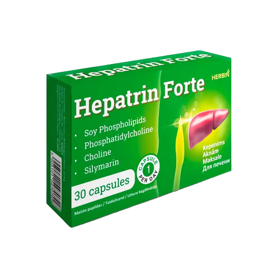 Пищевая добавка HERBIN Гепатрин Форте, 30 капсул фото 1 — Интернет каталог PriceOK