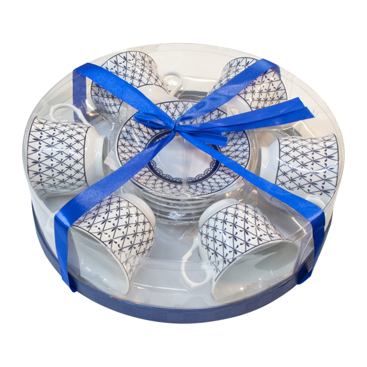 Чайный сервиз Белые Ночи 12 частей (6 чашек+6 блюдец) фото 1 — Интернет каталог PriceOK