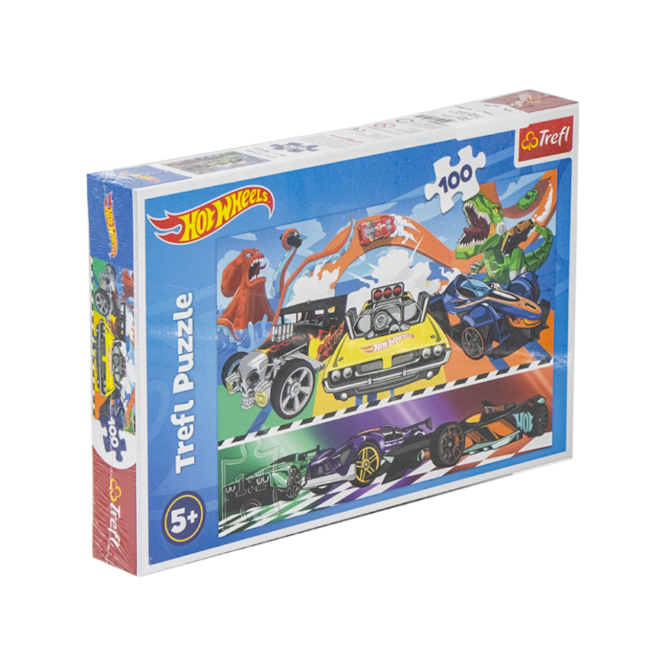 Пазлы для детей от 5 лет малышей Hot Wheel 100 элементов фото 1 — Интернет каталог PriceOK