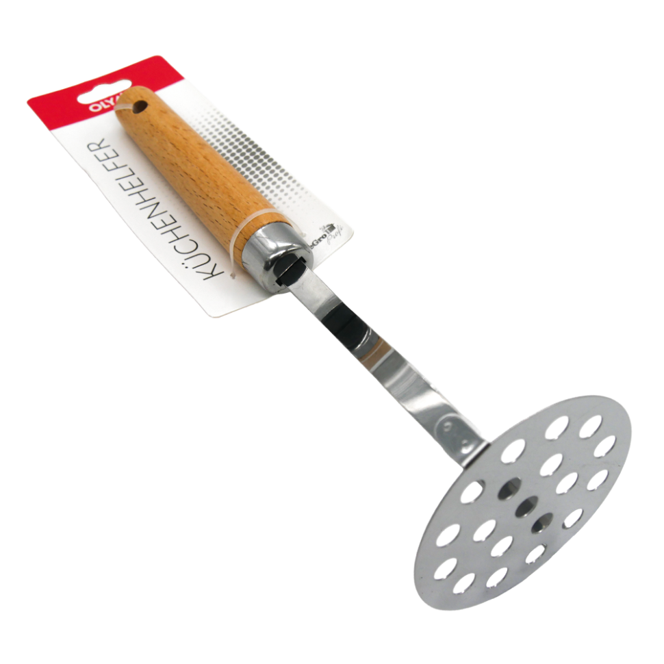 Картофелемялка 25 см, дерево, сталь фото 1 — Интернет каталог PriceOK
