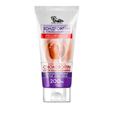 Массажный крем для области суставов Хондроитин с глюкозамином, 200 мл — Интернет каталог PriceOK