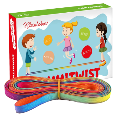 Спортивная детская игра Резиночка для активного отдыха и прыжков, радужная 4 метра — Интернет каталог PriceOK