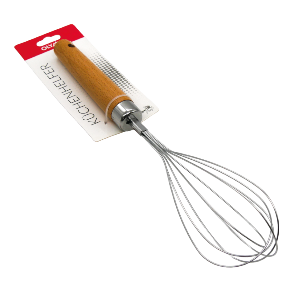 Венчик кулинарный для взбивания 28 см, дерево, сталь фото 1 — Интернет каталог PriceOK