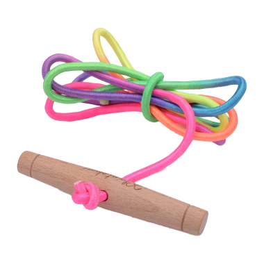 Поводок для санок с ручкой удлиненный 180 см цвет радуги — Интернет каталог PriceOK