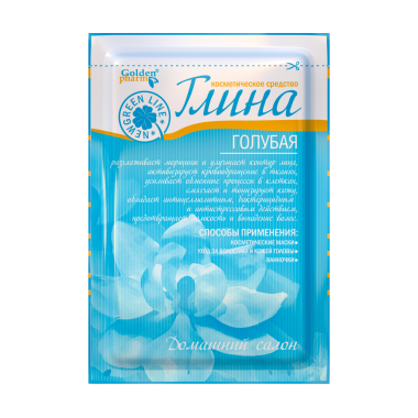 Глина косметическая голубая, 60 г — Интернет каталог PriceOK
