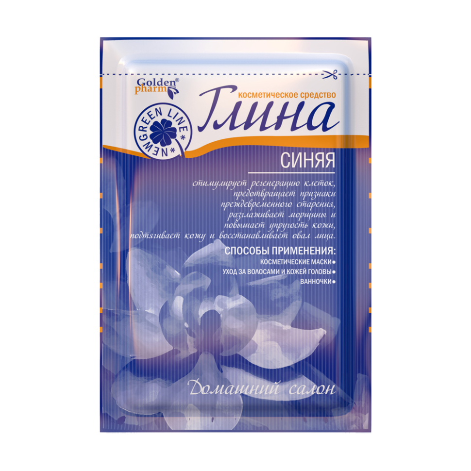 Глина косметическая синяя, 60 г фото 1 — Интернет каталог PriceOK