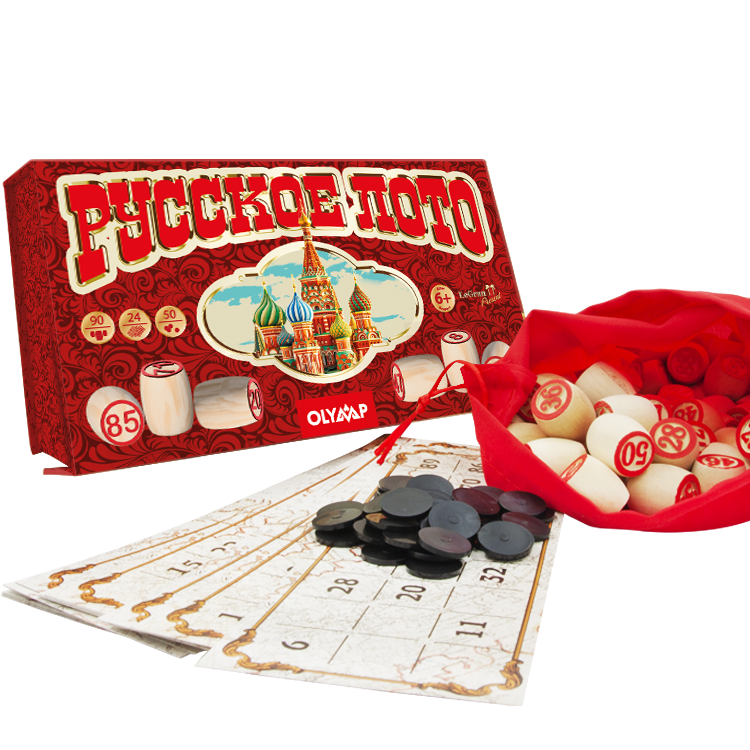 Игра Русское лото - Москва, в красочной упаковке на магнитном замке, 23 x13 x7,5 см фото 1 — Интернет каталог PriceOK