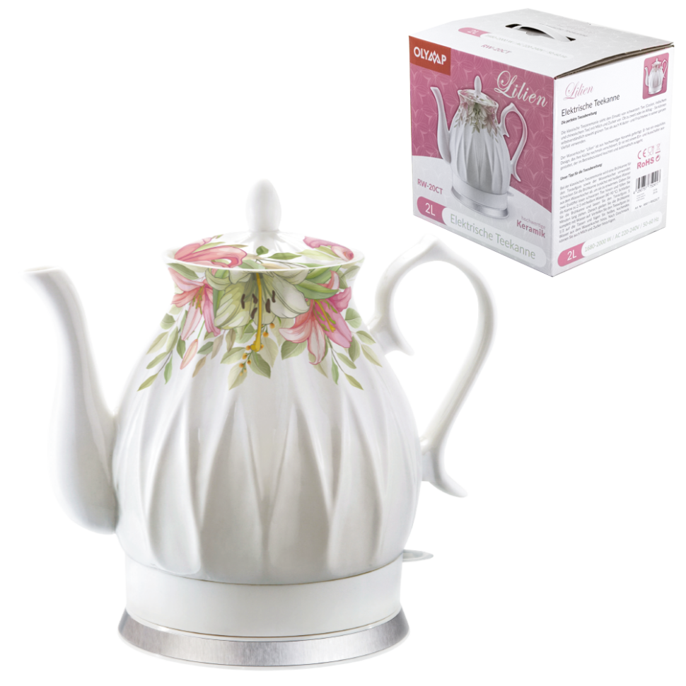 Электрочайник - Lilien 2 л  1680-2000W, керамический фото 1 — Интернет каталог PriceOK