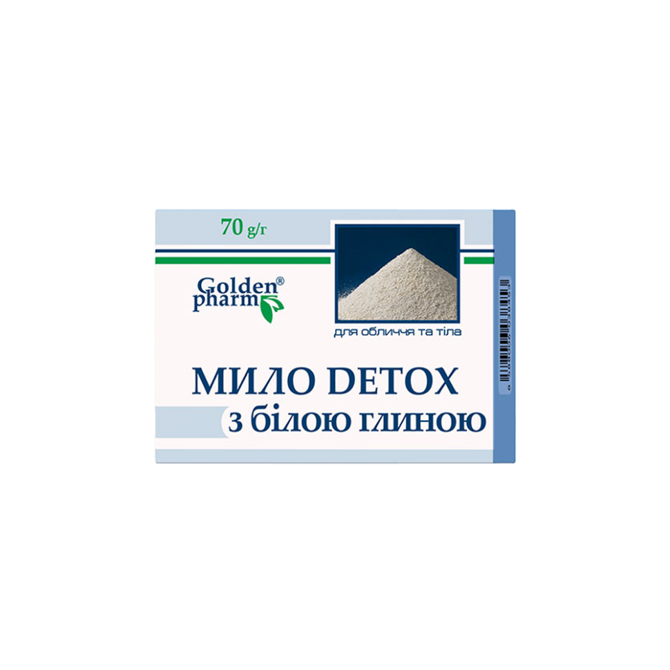 Мыло DETOX с белой глиной, 70 г фото 1 — Интернет каталог PriceOK