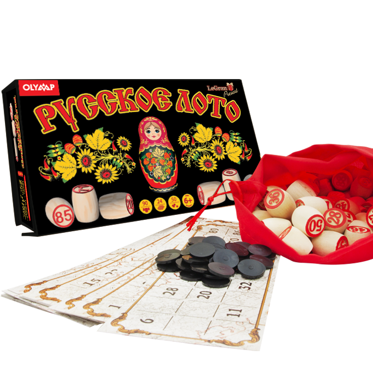 Игра Русское лото - Матрёшка, в красочной упаковке на магнитном замке, 23 x13 x7,5 см фото 1 — Интернет каталог PriceOK