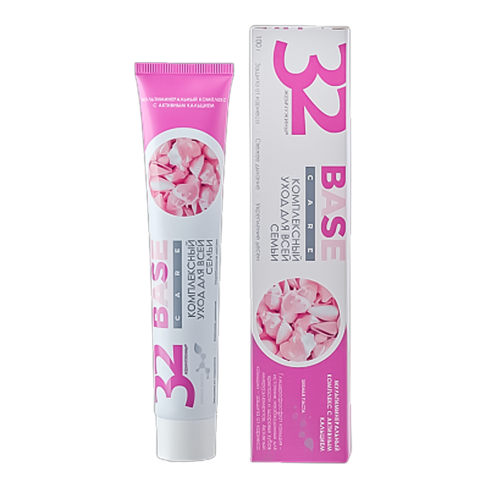 Паста зубная 32 ЖЕМЧУЖИНЫ MODUM BASE CARE Комплексный уход для всей семьи 100 г фото 1 — Интернет каталог PriceOK