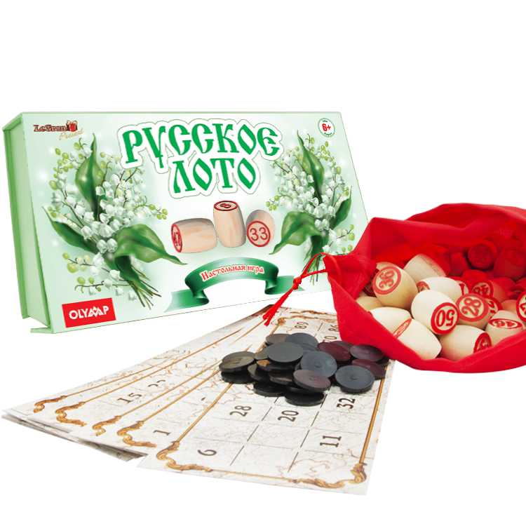 Игра Русское лото - Ландыши, в красочной упаковке на магнитном замке, 23 x13 x7,5 см фото 1 — Интернет каталог PriceOK