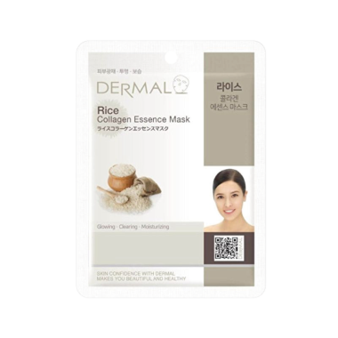 DERMAL тканевая маска для лица с коллагеном и экстрактом риса, 23 г — Интернет каталог PriceOK