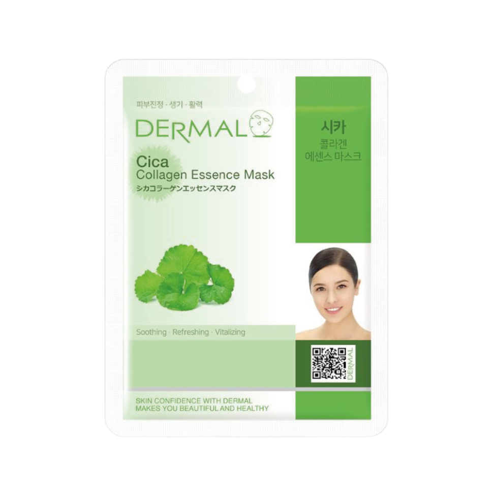 DERMAL тканевая маска для лица с коллагеном и Cica (экстрактом центеллы азиатской), 23 г фото 1 — Интернет каталог PriceOK