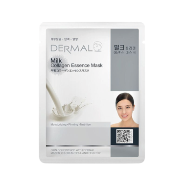 DERMAL тканевая маска для лица с коллагеном и молочными протеинами, 23 г — Интернет каталог PriceOK