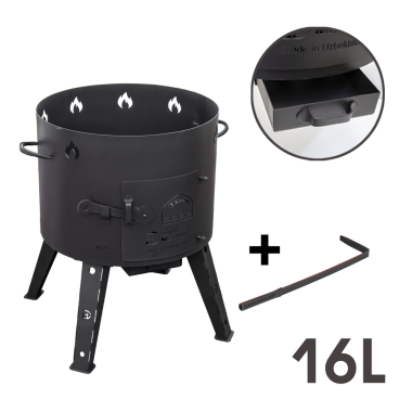 Учаг для казана 16 л, сталь 2 мм, диаметр 438 мм, 57,5 см — Интернет каталог PriceOK