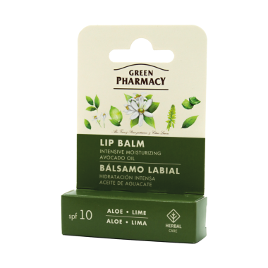 Бальзам для губ Зелёная Аптека с алоэ вера и лаймом, 3,6 г — Интернет каталог PriceOK