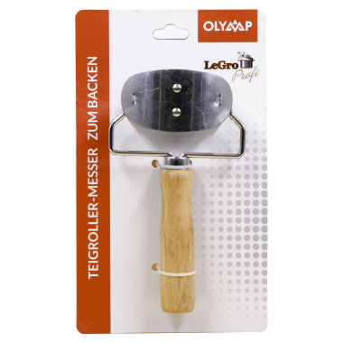 Нож для нарезки теста для вареников, круг диаметр 7 см, из нержавейки с деревянной ручкой, 9 х 18 см — Интернет каталог PriceOK