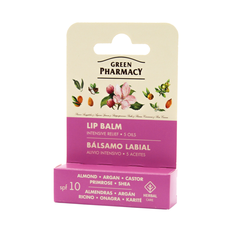 Бальзам для губ Зелёная Аптека с 5 маслами, 3,6 г фото 1 — Интернет каталог PriceOK