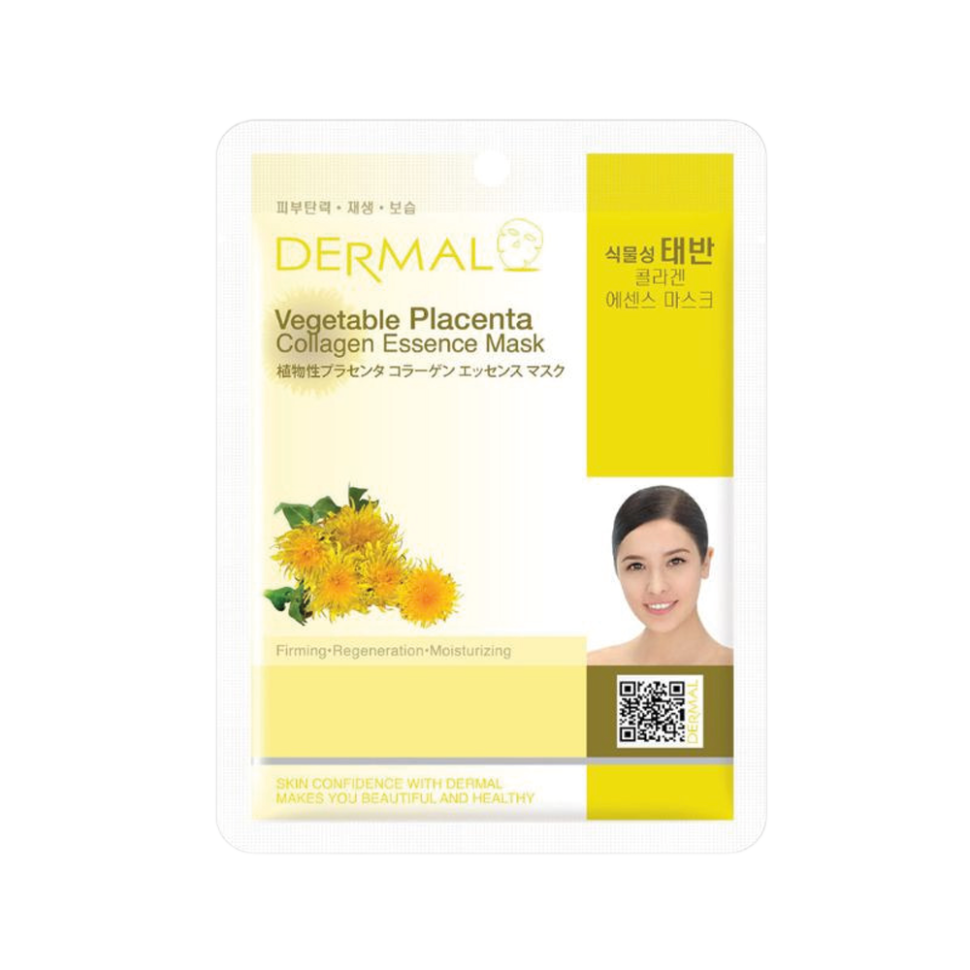 DERMAL тканевая маска для лица с коллагеном и растительной плацентой, 23 г фото 1 — Интернет каталог PriceOK