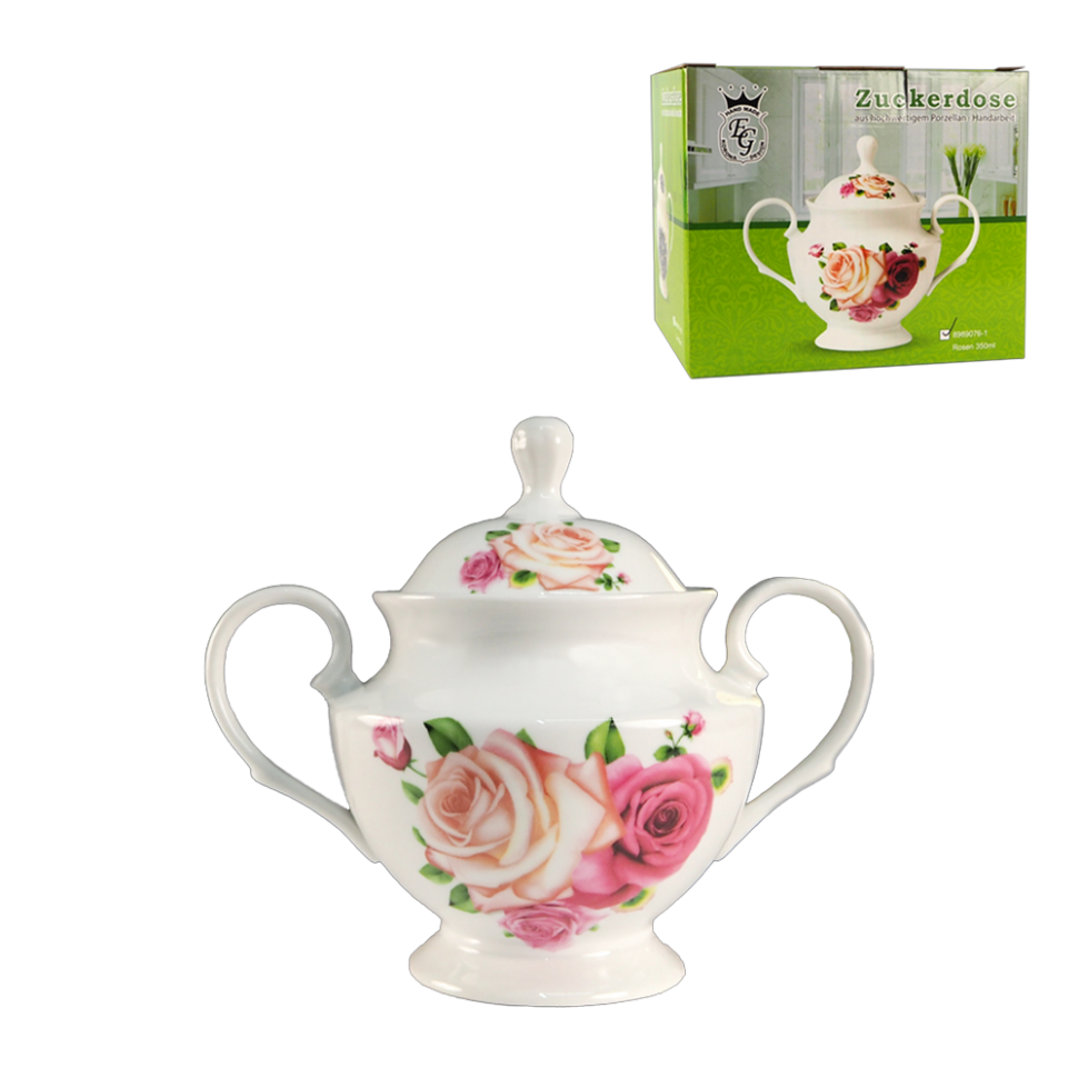 Сахарница "Розы" 350 мл. фото 1 — Интернет каталог PriceOK