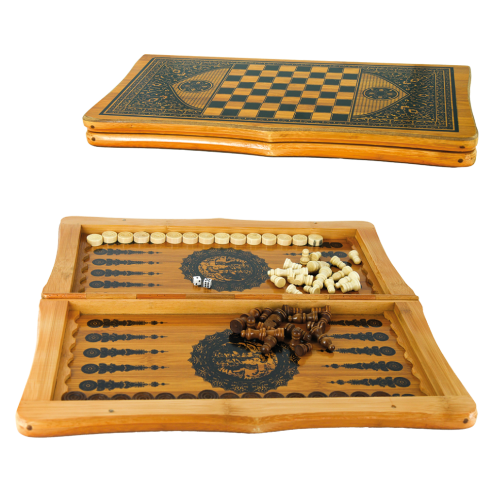 Игра настольная 2 в1 шахматы, нарды, доска 40х40 см, дерево фото 1 — Интернет каталог PriceOK