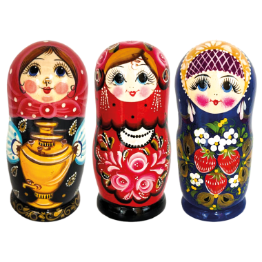 Матрёшка M5, примерный размер - 18 см, различные дизайны — Интернет каталог PriceOK