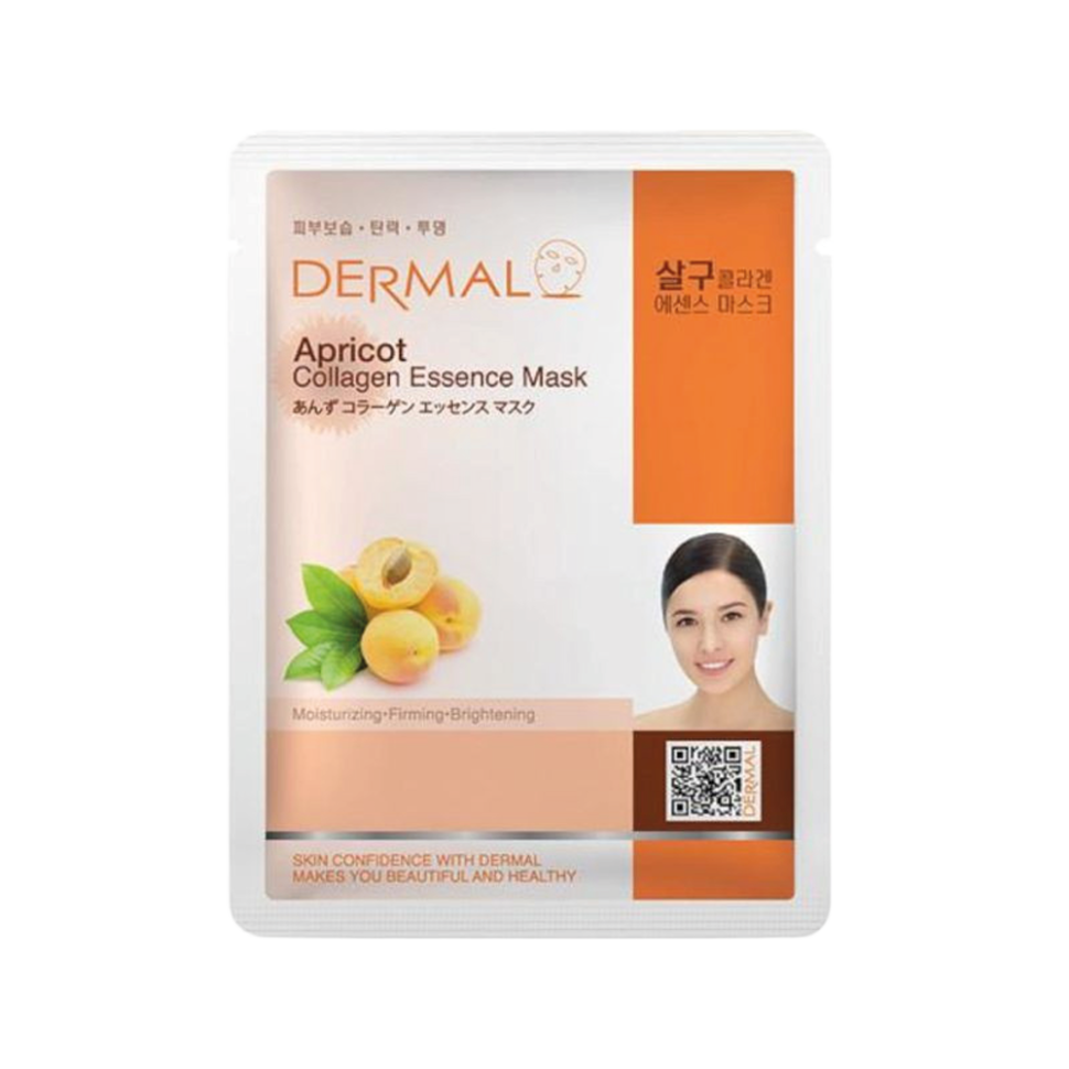 DERMAL тканевая маска для лица с коллагеном и абрикосами, 23 г фото 1 — Интернет каталог PriceOK
